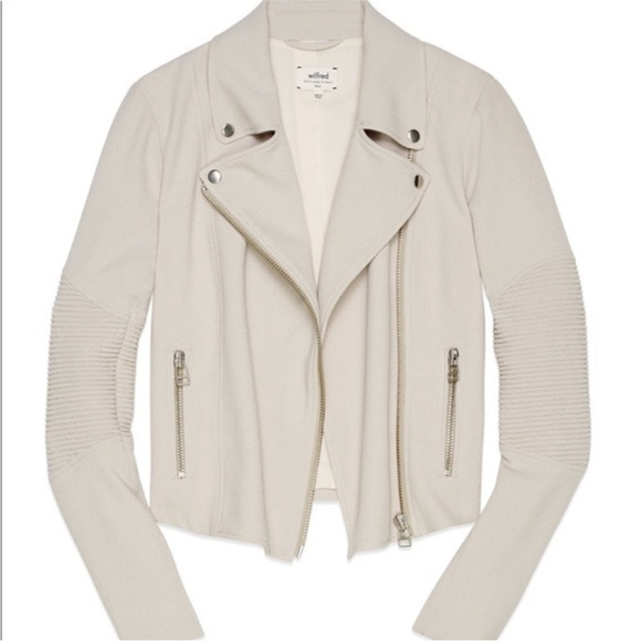 Wilfred Silk Moto Jacket - Picture 1 of 5